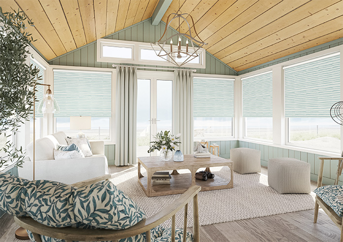 Ombre Stripes, Seaglass - Twist&Fit Roller Blind - Image 7
